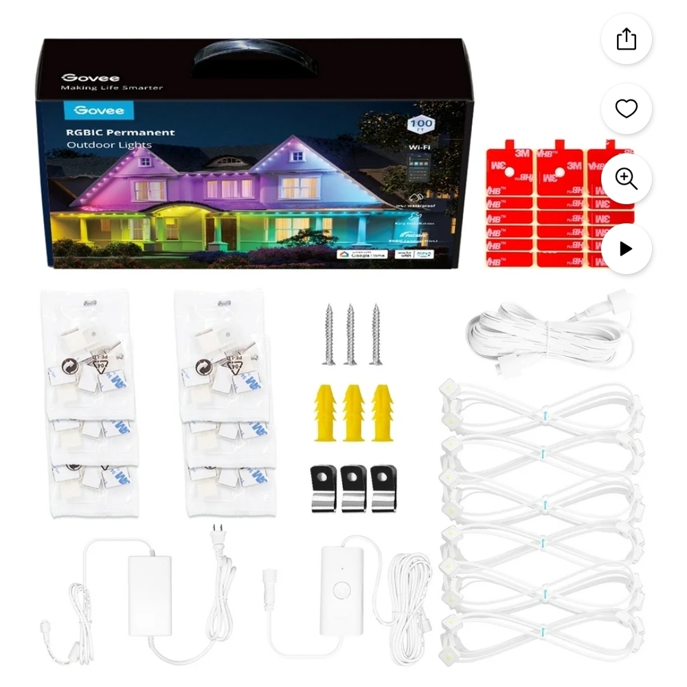 RGBIC Outdoor Party Lights - Multicolor